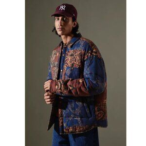 BDG Pattern Quilted Shirt Jacket